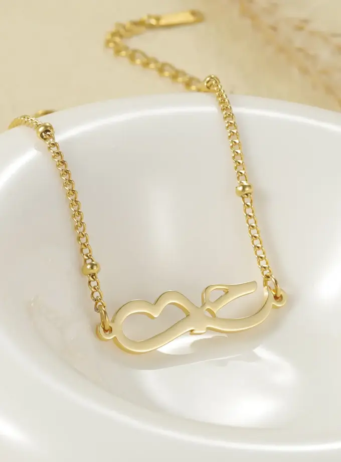 Gold Love Arabic Bracelet
